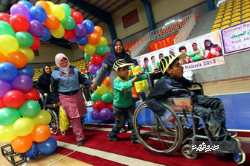 جشن ملی پارالمپیک در ورزشگاه شهید بابایی قزوین برگزار شد 