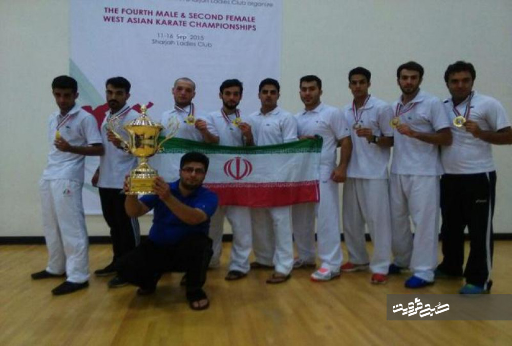 نایب قهرمانی دانشجوی قزوینی در مسابقات کاراته غرب آسیا