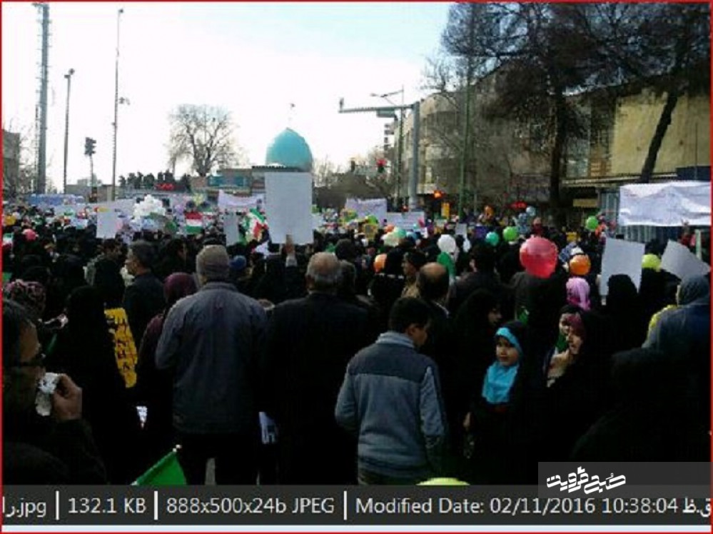 راهپیمایی باشکوه ۲۲بهمن در استان قزوین آغاز شد