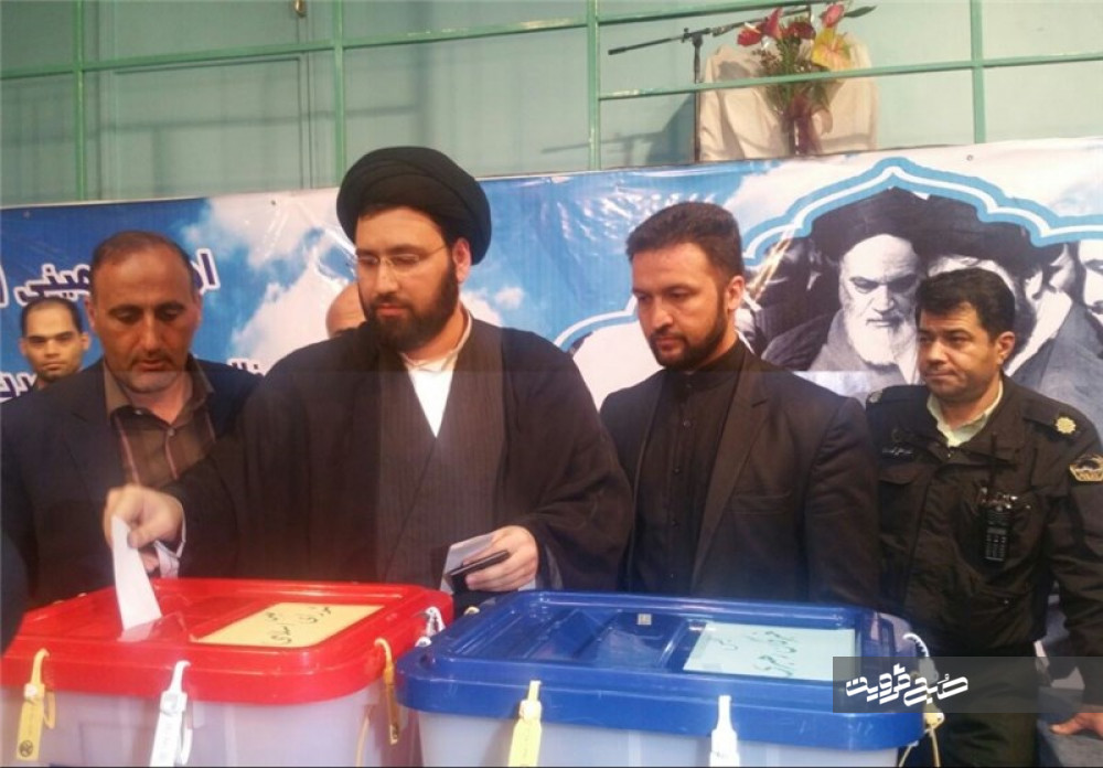 حجت‌الاسلام سیدعلی خمینی در انتخابات شرکت کرد