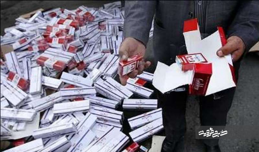 کشف ۷۰ هزار نخ سیگار خارجی قاچاق در قزوین