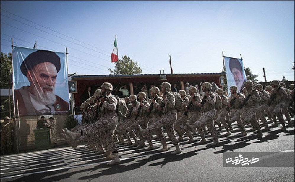 مراسم رژه مشترک نیروهای مسلح در قزوین آغاز شد 
