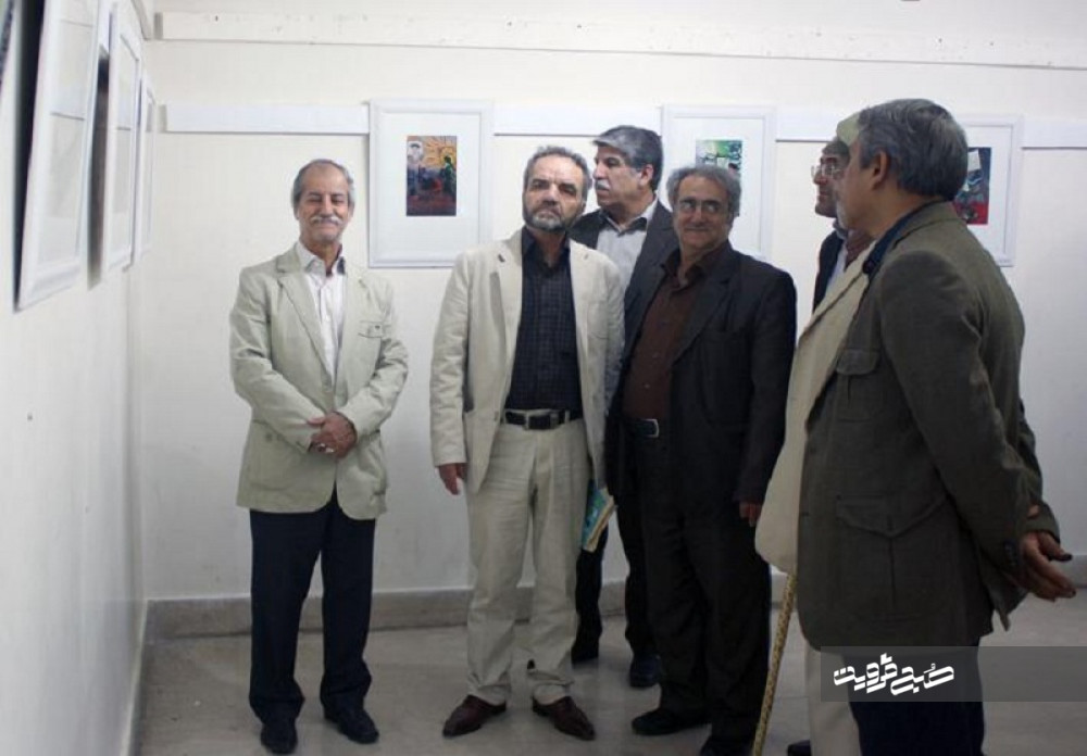 نمایشگاه آثار ابوالفضل دلزنده در نگارخانه مهر افتتاح شد