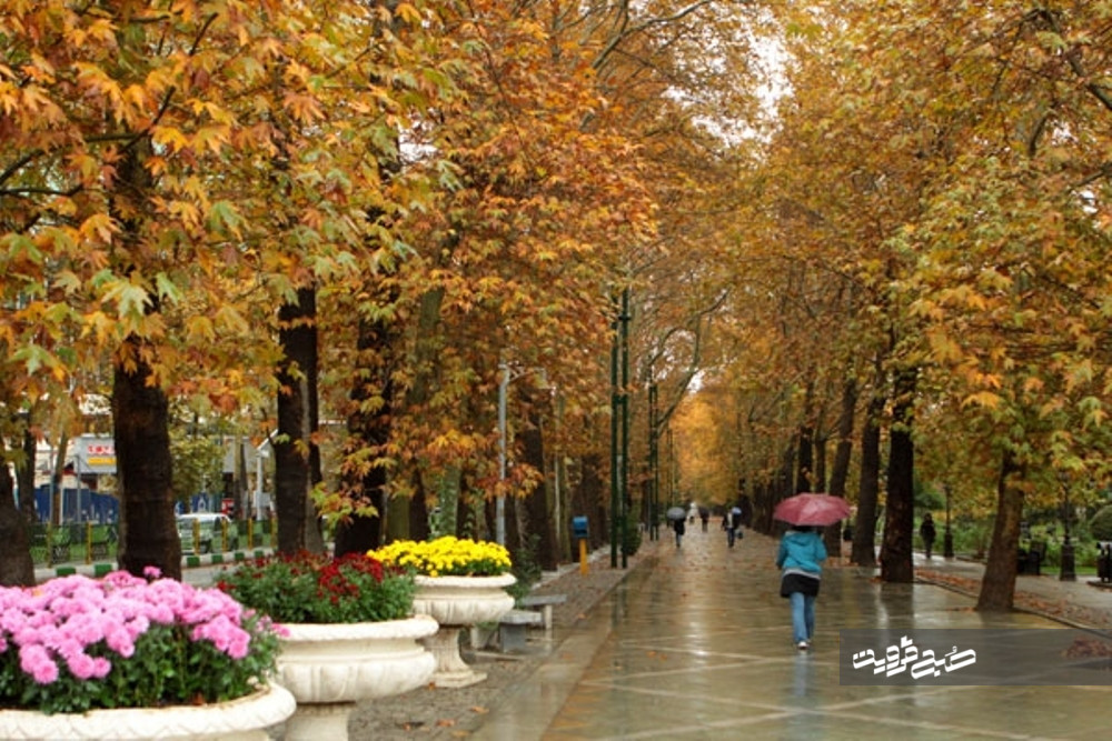قزوین تا پایان هفته بارانی می‌ماند
