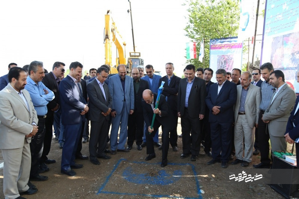 عملیات اجرایی خط انتقال آب شرب شرق قزوین آغاز شد 