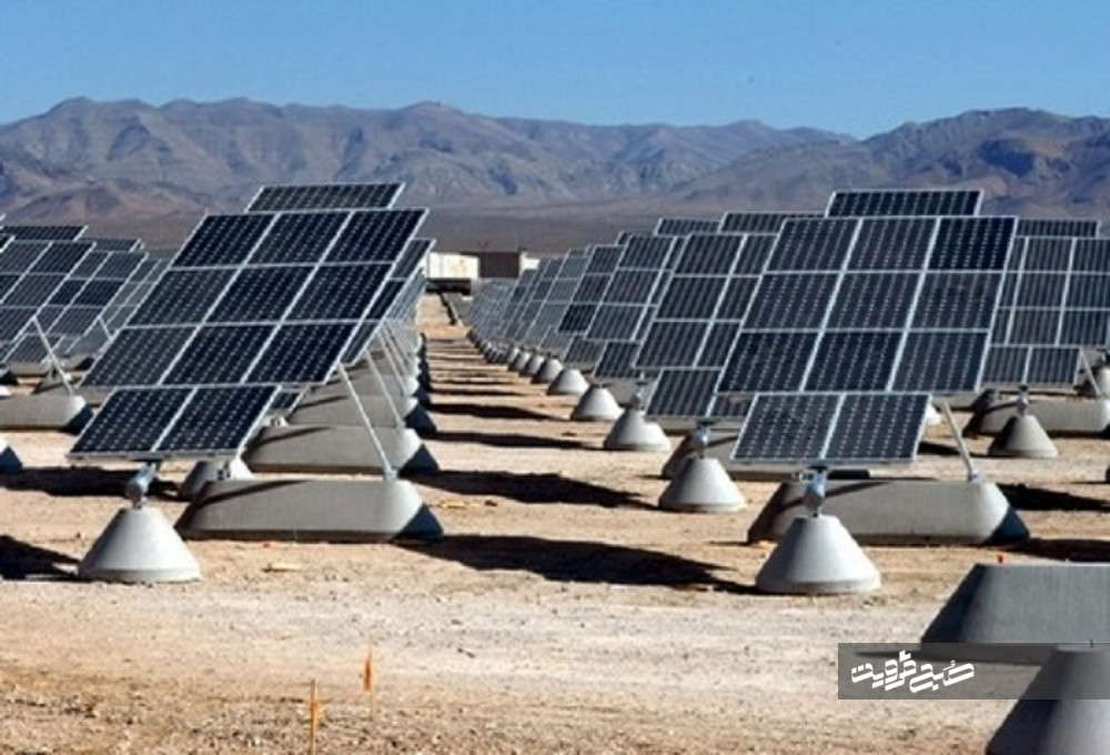اولین نیروگاه خورشیدی پشت بامی در قزوین افتتاح شد 