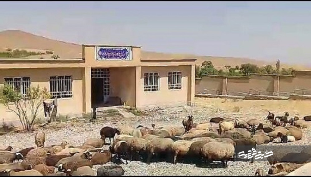 تبدیل مدرسه‌ای در روستا به محل نگهداری گوسفندان و جوابیه آموزش و پرورش قزوین!