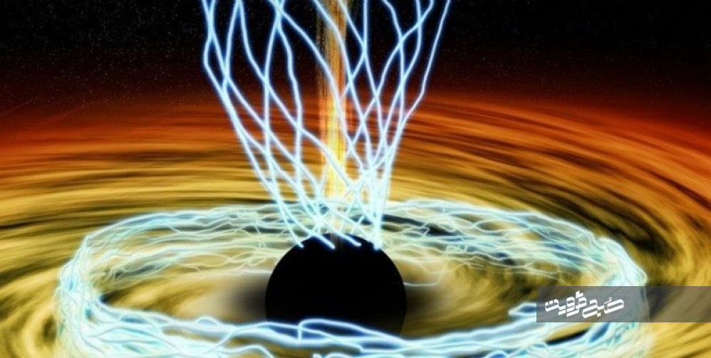 کشف سیاه‌چاله‌ای که از میدان مغناطیسی تغذیه می‌کند