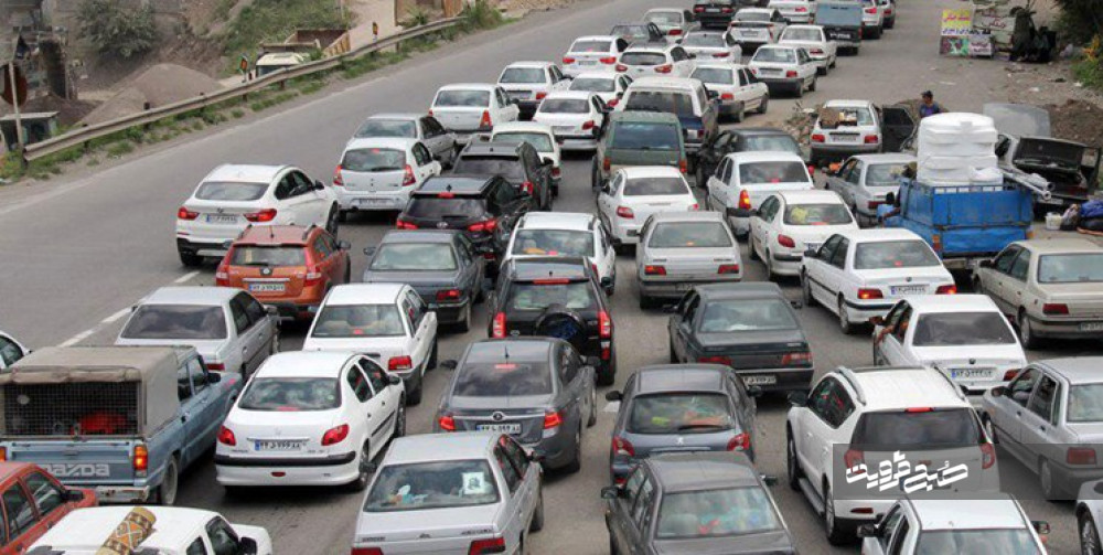 محورهای مواصلاتی استان قزوین شاهد ترافیک سنگین است