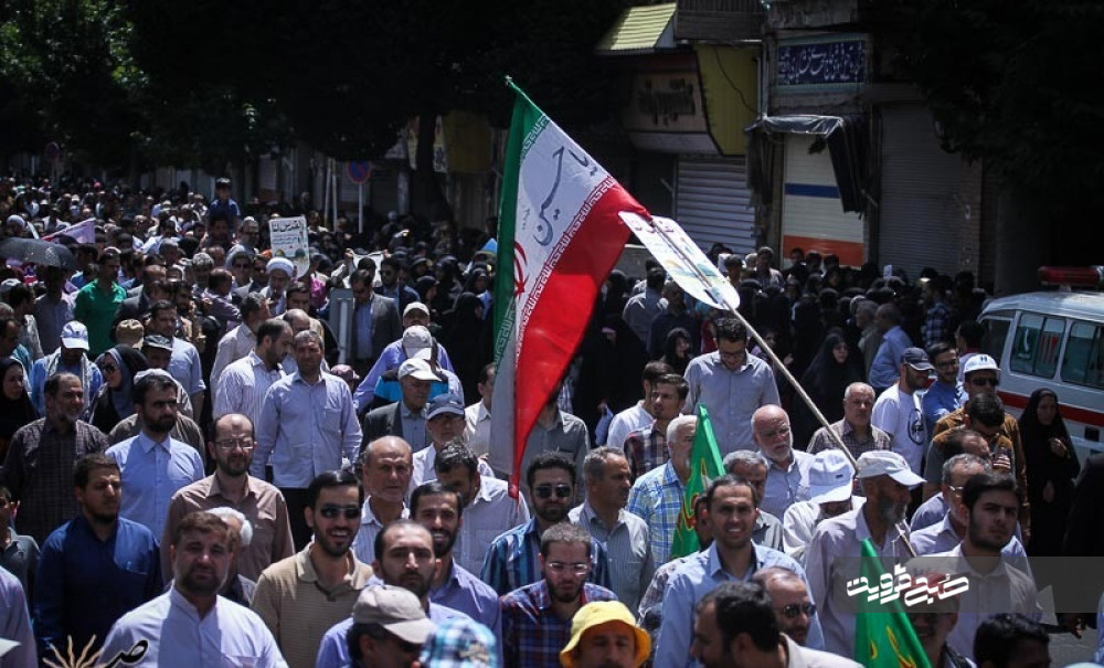 راهپیمایی مردم قزوین در حمایت از بیانیه "شورای عالی امنیت ملی" برگزار می‌شود
