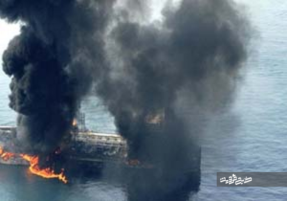 شنیده شدن صدای دو انفجار مهیب در دریای عمان