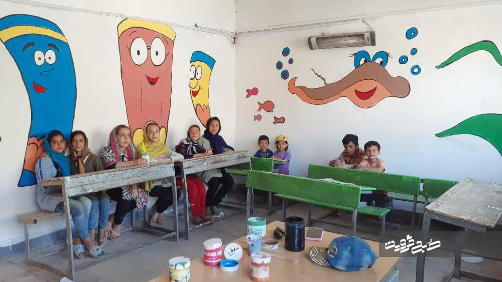 مدارس محروم قزوین رختی نو به تن کردند/ شادی دانش‌آموزان، ارمغان دست‌های هنرمندانه جهادگران