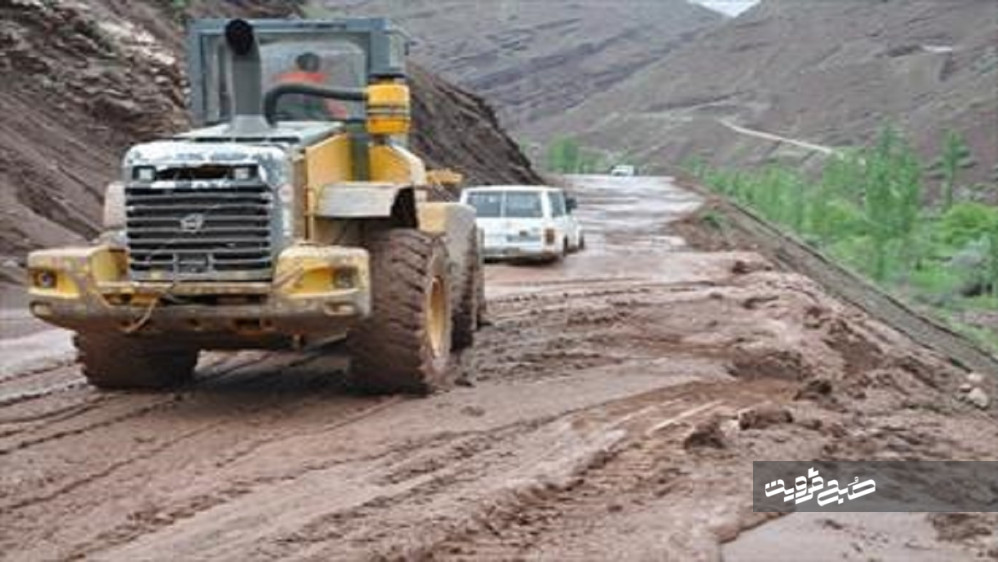آسیب سیل به ۸۰ کیلومتر از راه‌های ارتباطی استان قزوین