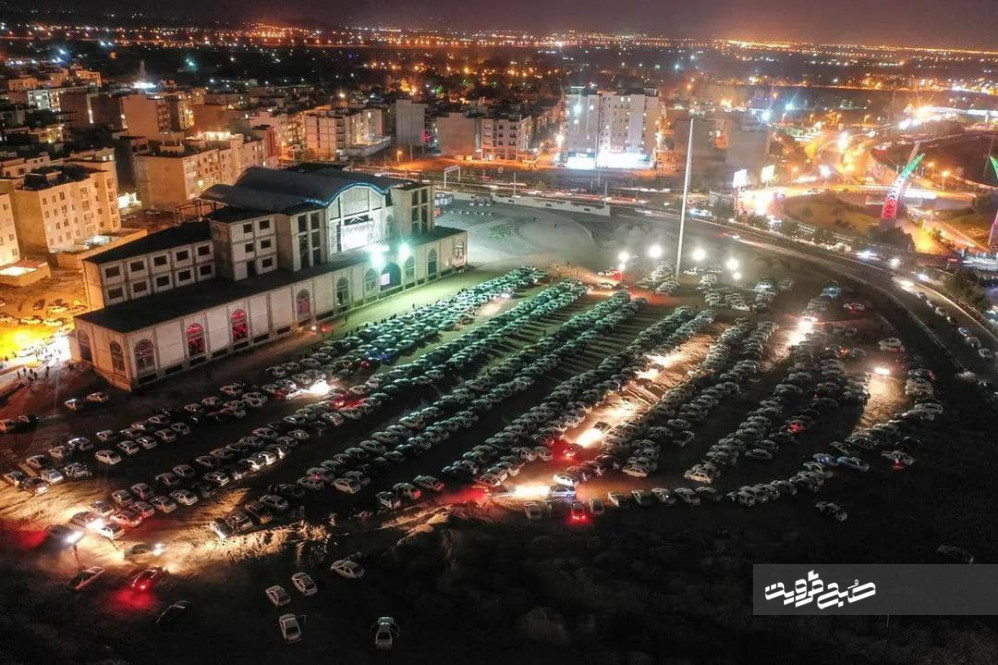 عزاداری خودرویی در قزوین برگزار شد+تصاویر