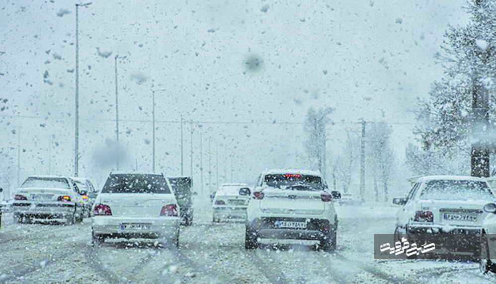 برف و کولاک استان قزوین را فرا می‌گیرد