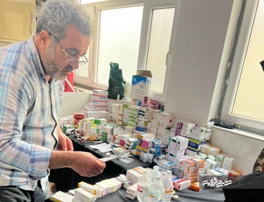 خدمات موکب سلامت قزوین با سه درمانگاه به زائران اربعین