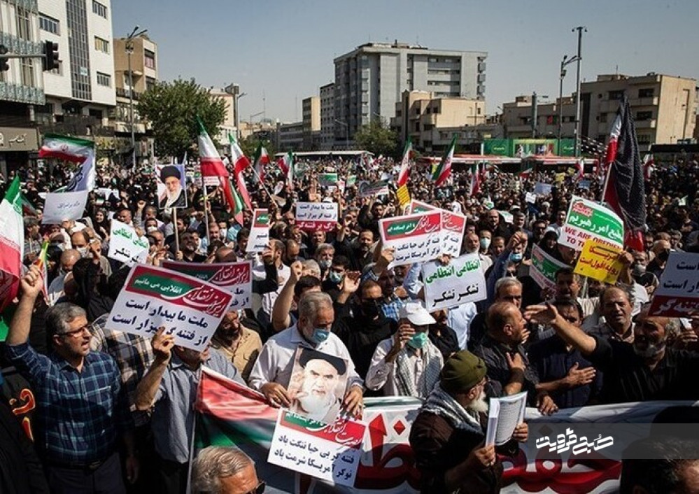 راهپیمایی گسترده مردمی علیه اغتشاشگران در قزوین برگزار می‌شود