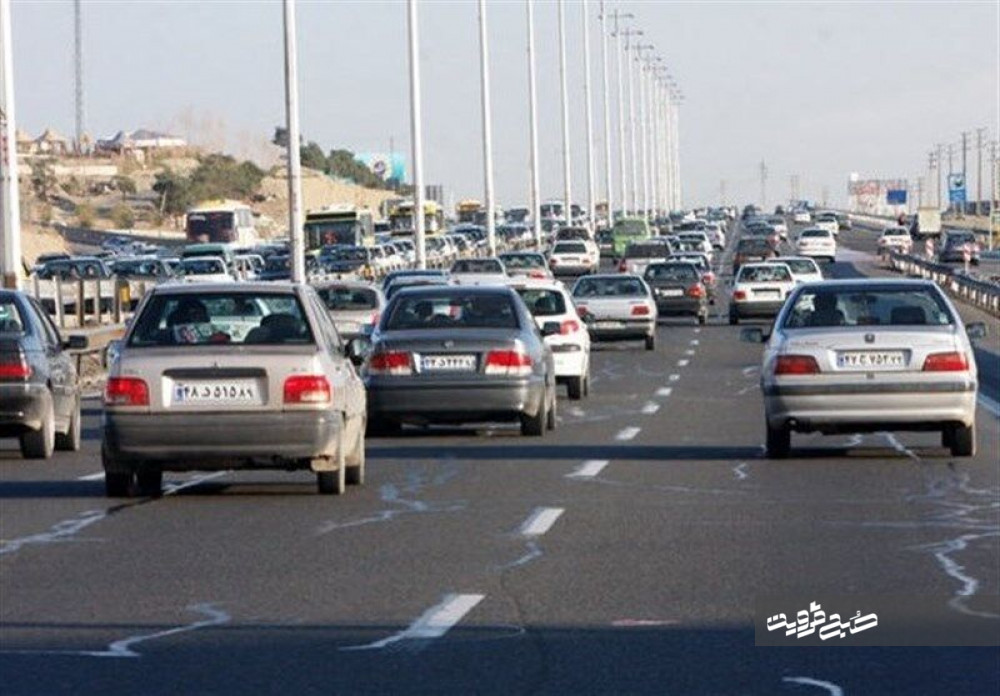 پیش‌بینی ترافیک سنگین در محورهای مواصلاتی استان قزوین