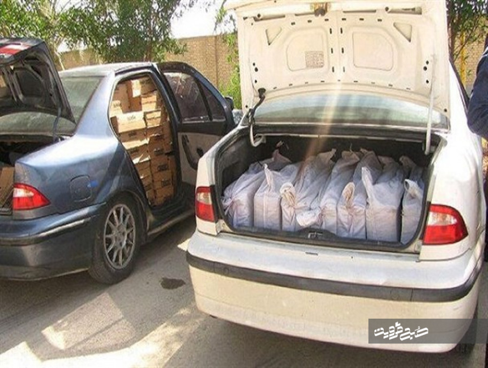 خودروهای شوتی حامل کالای قاچاق در تاکستان توقیف شد