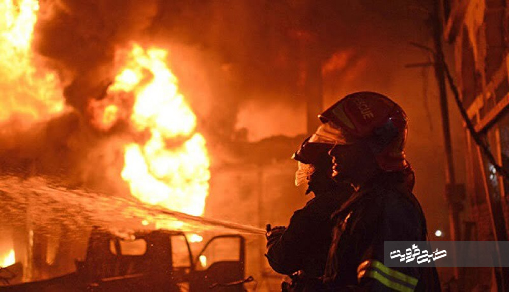 اطفاء ۲۴ مورد آتش‌سوزی در شب چهارشنبه آخر سال قزوین