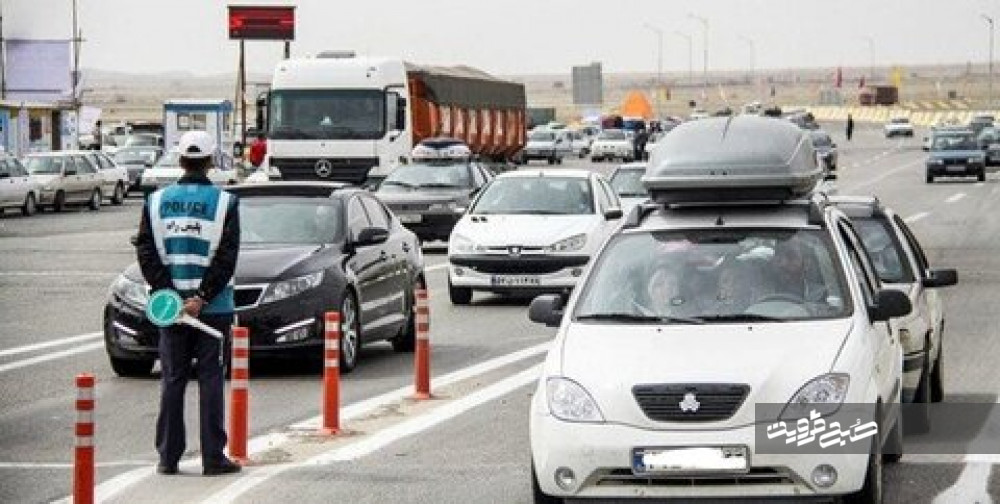 ترافیک سنگین در تمامی محورهای استان قزوین