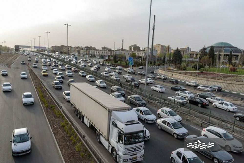 تردد بیش‌از ۹میلیون خودرو در جاده‌های استان قزوین