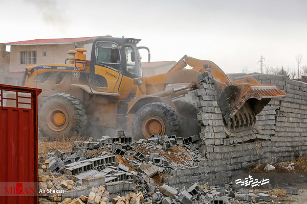 تخریب ۹۷۴ بنای غیرمجاز در اراضی کشاورزی قزوین