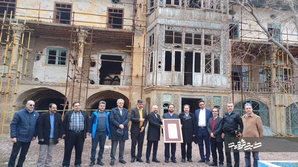 پروژه احیا و مرمت گراند هتل قزوین کلید خورد