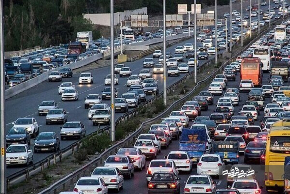 ترافیک نیمه‌سنگین در جاده‌های قزوین