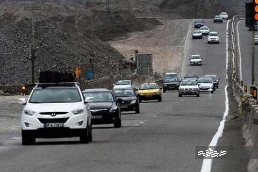 تردد بیش از ۱۱ میلیون خودرو در جاده‌های قزوین