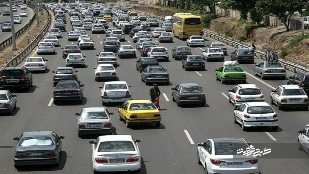 تردد ۲۲ میلیون خودرو در جاده‌های قزوین